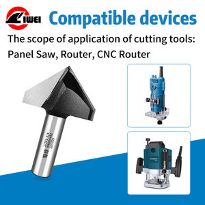 Giảm dần khắc cắt cho chi tiết chữ rãnh nhọn khắc Router bit công cụ trong chế biến gỗ CNC Router công cụ thể loại - Product Image 3