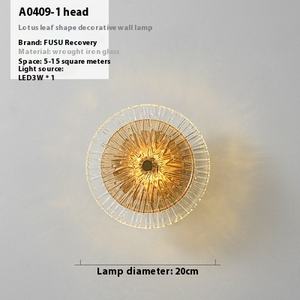 مصابيح كريستال إبداعية بسيطة وفاخرة ديكور داخلي لخلفية الفندق جدار درج غرفة المعيشة - Product Image 6