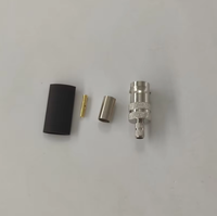 Câble coaxial RF RG58 étanche avec connecteur BNC femelle à sertir, 50 Ohms, personnalisé pour antenne et vidéosurveillance