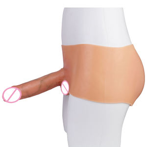 Vente chaude Sangle Creuse Sur Gode Pour Hommes Pénis Extender Sex Toy Pantalon Avec Gode Pour Homme Masturbateurs - Product Image 1