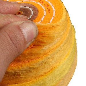 Roue de polissage pour meuleuse d'atelier - Ensemble de roues de polissage de 6 pouces, tampon de polissage avec trou d'arbre de 1/2 pouce, roues en coton - Product Image 3