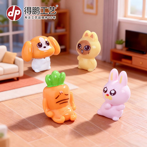 Miniature <b>Animal</b> Figurines Resin Cute Desk Decor For Home Office Car 5-7 Years Unisex - Product Image 3
