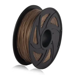 Good Price Wholesale 1.75mm 1KG 1Roll Tpu Materials Copper Color Filament For 3D Printer Eco Friendly