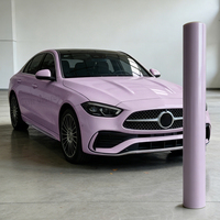Film de peinture TPU rose lilas violet amovible, sans dommage pour la peinture, résistant aux UV, imperméable, garantie complète/partielle de 10 ans