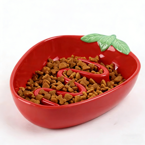 Tazón de Comida Ovalado de Cerámica Resistente, Difícil de Romper, para Perros, Alimentación de Mascotas - Product Image 3