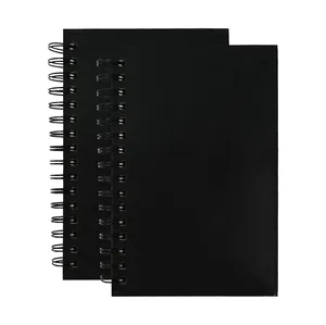 Bview Art A5 Coin Black Hardbound Cover Left Spiral Durable Sketch book pour Artist Pro Amateurs