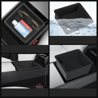 Haute qualité 3D ABS étanche à la poussière facile à nettoyer PVC Pad Version boîte de rangement de contrôle central pour Tesla nouveau modèle 3