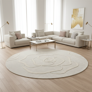 Alfombra de Lana Hecha a Mano de Lujo, Alfombra Grande para Sala de Estar, Dormitorio, Decoración de Piso - Product Image 6