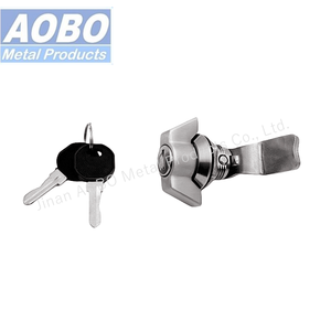 AOBO Puerta de armario industrial de acero inoxidable Perilla de ala cuarto de vuelta AISI 316 Cerradura de leva con llave <span class=keywords><strong>1333</strong></span> - Product Image 3
