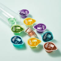 UENO 15ml*20 Gobelets de gelée jetables sans alcool, saveur myrtille menthe fraîche, pour l'hygiène bucco-dentaire, bain de bouche liquide pour la santé bucco-dentaire