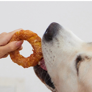 Vente en gros de collations pour animaux de compagnie Séchage de collations et d'aliments pour chiens <span class=keywords><strong>Anneau</strong></span> de broyage de poulet séché Meulage des dents dressage chien chiot Friandises oem - Product Image 2
