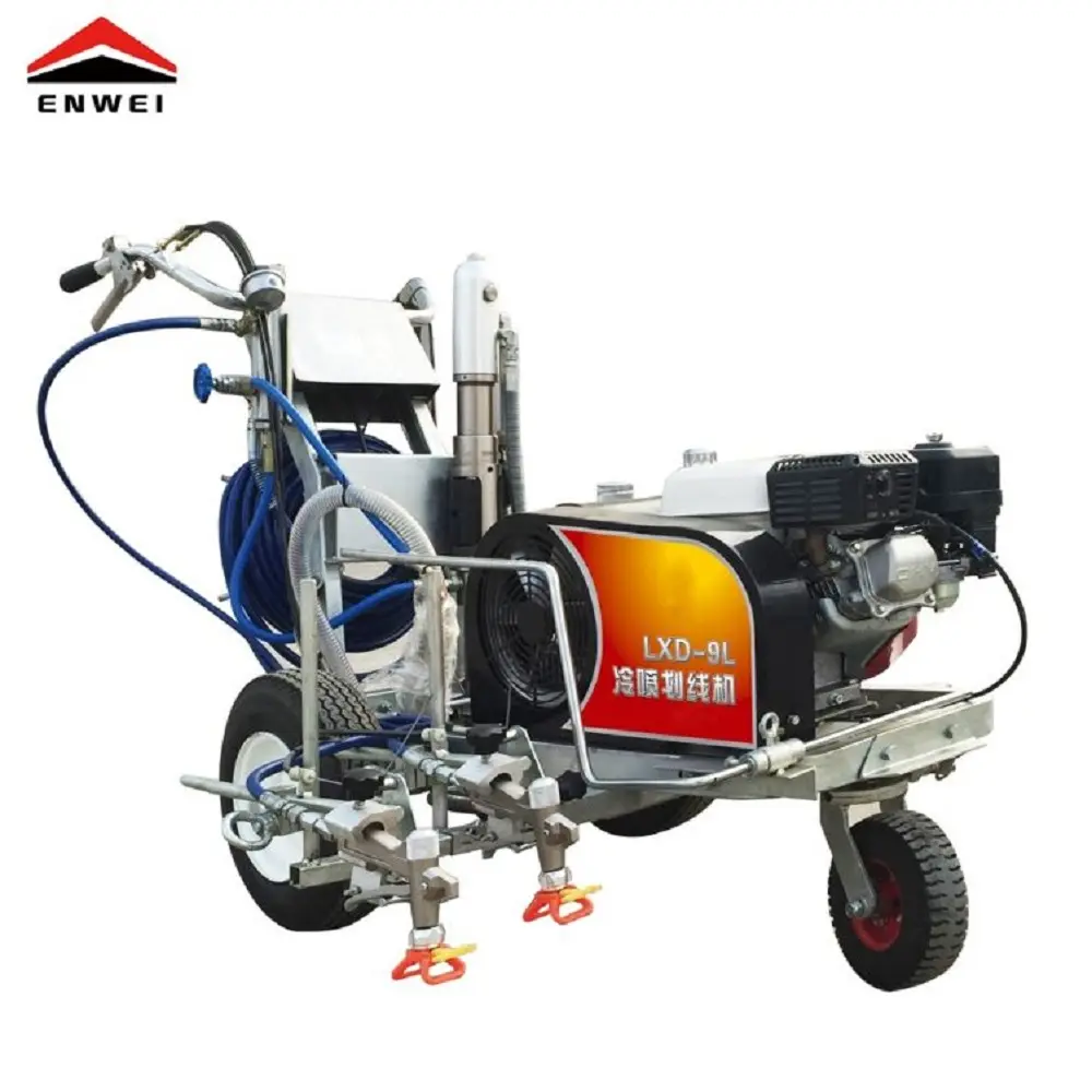 LXD-9L Hand-push High Pressure Airless Cold Paint Road Line Marking Paint Machine