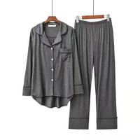 Ensemble de Pyjama 2 Pièces pour Femme, Vêtements de Nuit Doux pour Femme
