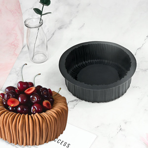 <span class=keywords><strong>Moule</strong></span> à gâteau en mousse <span class=keywords><strong>Charlotte</strong></span> en silicone professionnel <span class=keywords><strong>moule</strong></span> à dessert français texturé en fil pour chocolat Tiramisu Panna Cotta - Product Image 5