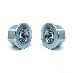 Écrous hexagonaux à bride de verrouillage en acier au carbone métrique M3 M4 M6 M7 M8 M10 M12 <span class=keywords><strong>avec</strong></span> <span class=keywords><strong>rondelle</strong></span> à bride rotative, marque OKING, vente en gros - Product Image 2