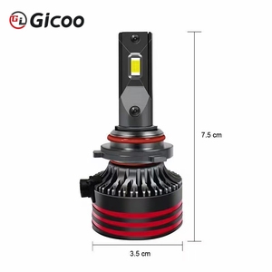 ไฟหน้ารถยนต์ M8pro 120W แบบ LED H11 ไฟ LED รถยนต์ 6000k 18000lm H4 H7 หลอดไฟหน้า LED พร้อมพัดลมระบายความร้อนภายในสำหรับหลอดไฟหน้ารถยนต์ - Product Image 6