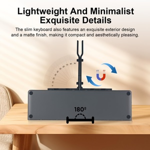 <span class=keywords><strong>คีย์บอร์ด</strong></span>พับได้ BT แบบพกพาไร้สาย ชาร์จซ้ำได้ สำหรับ <span class=keywords><strong>iPad</strong></span> iPhone Android แท็บเล็ต แล็ปท็อป พีซี เดินทาง สำนักงาน - Product Image 3