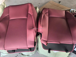 Ensemble complet de housses de siège auto universelles 5 places OEM ODM Sport en cuir PVC PU 5D pour toutes les voitures - Product Image 1