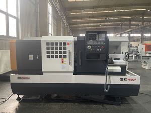 SK50P Baoji <span class=keywords><strong>bochi</strong></span> เครื่องกลึงซีเอ็นซีเตียงแบนราบแบบเจาะรูขนาด82มม. ยี่ห้อ Fanuc - Product Image 2