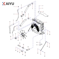 Ventilateur de refroidissement du moteur Cummins QSL8.9 pour chargeuse SANY SYL956H5, référence 60232711 160802020118A