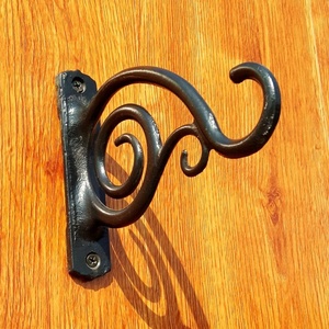 Decorative <strong>Garden</strong> Hanging Plant <strong>Hook</strong> up Blend Heavy Duty Outdoors Exceptionally Solid Wrought Iron Basket Premium Quality - Product Image 3