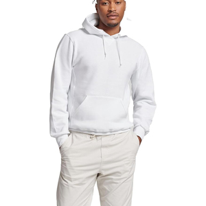Pull à capuche pour hommes sur mesure 100% coton couleur unie tenue décontracté pour l'automne saison ODM approvisionnement - Product Image 1