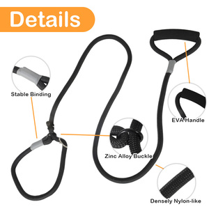 भारी शुल्क नायलॉन मल्टीफंक्शन स्लिप के साथ आरामदायक कुत्ते के कॉलर और लीश - Product Image 3