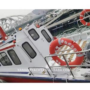 Bateau de luxe en aluminium en gros pour fêtes de famille, pêche et <span class=keywords><strong>patrouille</strong></span>, fabriqué en Chine, yacht familial, bateau de croisière - Product Image 3
