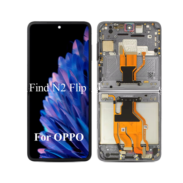 OPPO Find N2 Flip Touch Digitizer Assembly 6.8'' Original Screen LCDs Mobile Phone Repair Part with 1 Year Warranty