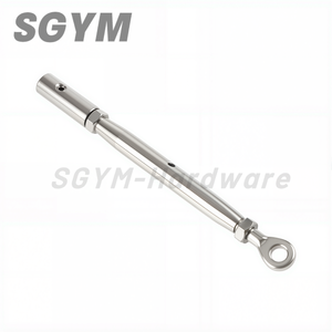 Cavo regolabile ringhiera tenditore filettato perno tensione scala 3/16 1/4 ''fune vite a mano morsetto esagonale - Product Image 2