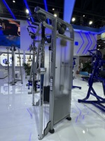 Machine de musculation professionnelle ergonomique à double poulie réglable pour entraînement en salle de sport