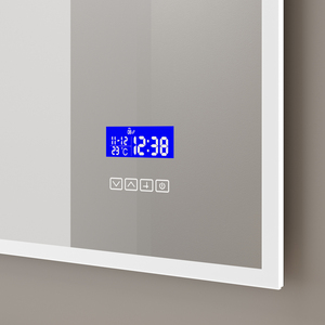 Mới được công nghệ bluetooths loa hình chữ nhật <span class=keywords><strong>acrylic</strong></span> khuếch tán led chiếu sáng thông minh gương phòng tắm với backlit ánh sáng - Product Image 2