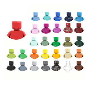 Figurines classiques vierges, jouets de couleur unie, modèles non imprimés, blocs de construction MOC purs, briques, mini figurines d'<span class=keywords><strong>action</strong></span> - Product Image 1