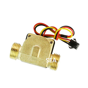 OEM ODM DN15 Threaded Copper <b>Flow</b> <b>Meter</b> 1-30LPM <b>Water</b> Treatment Liquid Counter <b>Flow</b> Sensor with Pulse Output Model B13 - Product Image 1
