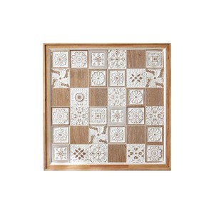 Wall Murals Square Wood Color Home Decor Hanging Items Entryway Living Room <b>Sofa</b> Background Art - Product Image 1