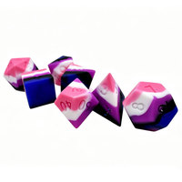 Ensemble de dés DND en acrylique personnalisé et ensemble de dés vierges en silicone, ensemble de dés de jeu de rôle écologiques, fournisseur pour fabricants