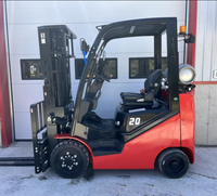 Chariot élévateur à combustible GPL CPYD20 avec protection supérieure ROPS et siège ergonomique pour la location d'équipements et l'exploitation cyclique