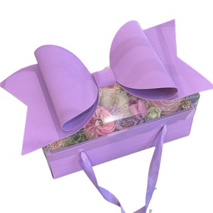 Scatola Regalo 'Ti Amo' per Compleanno e San Valentino, Confezione di Lusso per Rose con Fiocco e Cassetto in Cartone - Product Image 6