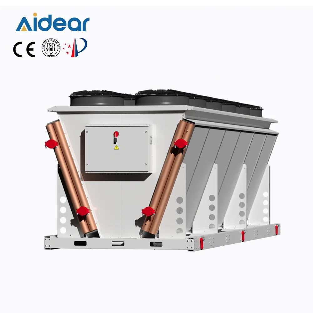 Aidear bonne qualité refroidissement par immersion refroidi par air Tube de cuivre Aluminium Fin Dry Cooler