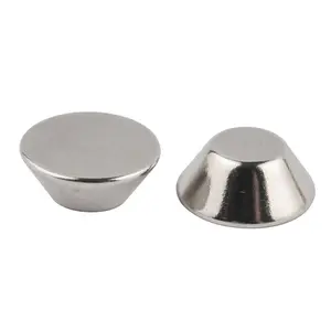 Wholesale custom advanced technology mitre pyramid wedge shaped neodymium trapezoid conical magnet