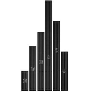 Desagüe de piso de ducha de <span class=keywords><strong>baño</strong></span> de acero inoxidable moderno negro mate de 300mm con diseño anticorrosión ecológico - Product Image 2