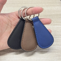 20% de réduction en cuir porte-clés bricolage artisanat PU blancs porte-clés pour gravure Laser personnalisé cadeau d'affaires en cuir voiture porte-clés