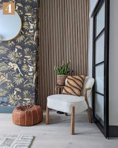 Panel Acústico de Madera Natural Moderna, Ecológico e Insonorizante, Altamente Recomendado por <span class=keywords><strong>Selin</strong></span>, para Decoración de Paredes Interiores de Hoteles - Product Image 4