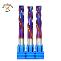 Fraise en bout CNC à tige de 6mm/8mm pour panneaux stratifiés et agglomérés en carbure pour applications de fraisage