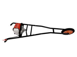 Cadre de chariot à <span class=keywords><strong>tarière</strong></span> à terre à une <span class=keywords><strong>roue</strong></span> détachable 62cc avec moteur 48F 1E48F sans perceuse - Product Image 6