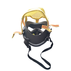 EN136 Máscara facial completa SCBA de conexión rápida y colocación rápida con correas de aramida ajustables y válvula de ecualización de presión - Product Image 2
