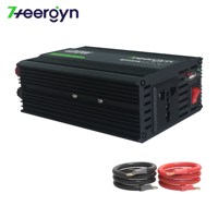 Inversor de Onda Sinusoidal Modificada de Alta Eficiencia de 400 W, Puertos de Carga USB, Tomas de Corriente Alterna, Cargador para Automóvil para Uso Doméstico, Carcasa de Aleación de Aluminio
