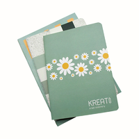Carnet de planification quotidienne élégant et chic, écologique, avec reliure cousue, formats A4/A5/A6, 50 feuilles, ouverture à plat pour des notes impeccables