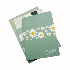 Elegant Chic <b>Notebook</b> Saddle Stitched Daily Planner A4 <b>A5</b> A6 Size 24 Sheets Lay Flat for Clean Note Taking and Journal - Product Image 4