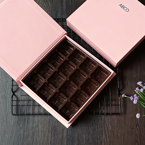 Caja de dulces de regalo DIY de Chocolate para Navidad, fiesta de boda, esponja forrada con relieve para regalos y favores de fiesta - Product Image 1